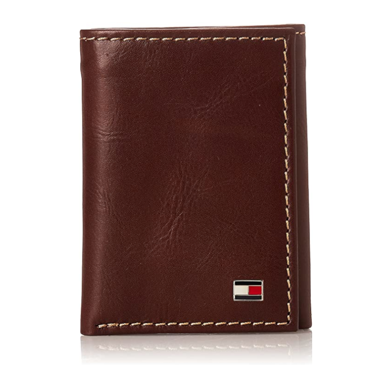 Tommy Hilfiger Trifold Carteira de Pele