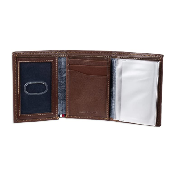 Tommy Hilfiger Trifold Carteira de Pele - Image 4