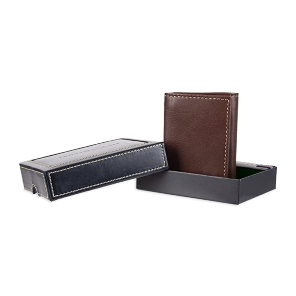 Tommy Hilfiger Trifold Carteira de Pele - Image 6