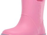 Crocs Crocband Rain Boot K, Botas, Pink Lemonade/Lavender, 22/23 EU